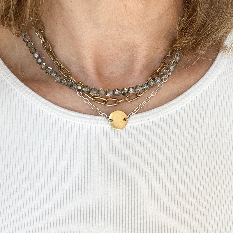 Monkey Rio Gold Chain Rio – Guilded Grey